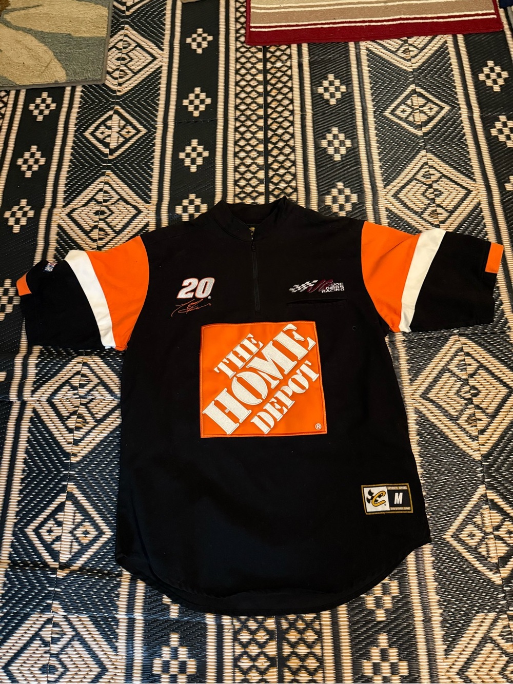 Chase Authentics The Home Depot Black and Orange Racing Jersey Tony Stewart
